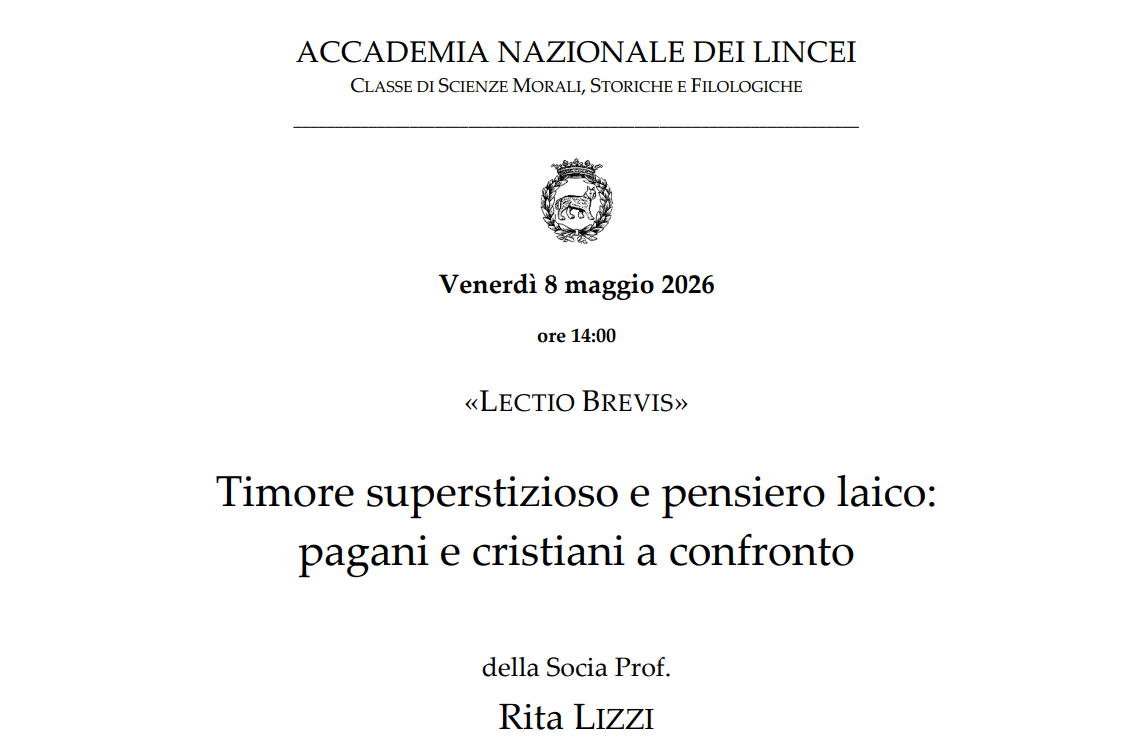 Timore superstizioso e pensiero laico: pagani e cristiani a confronto